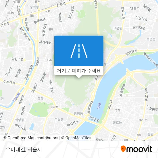 우미내길 지도