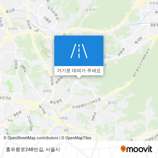 홍유릉로248번길 지도