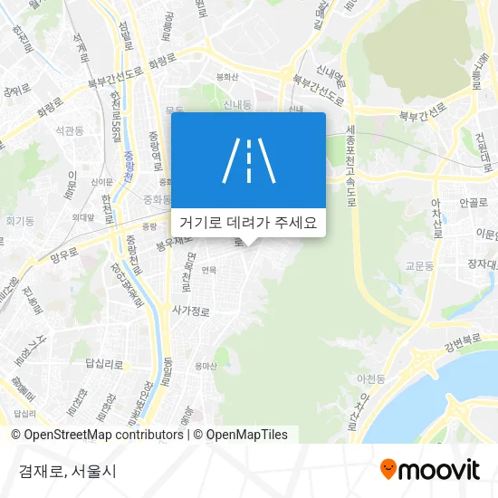 겸재로 지도