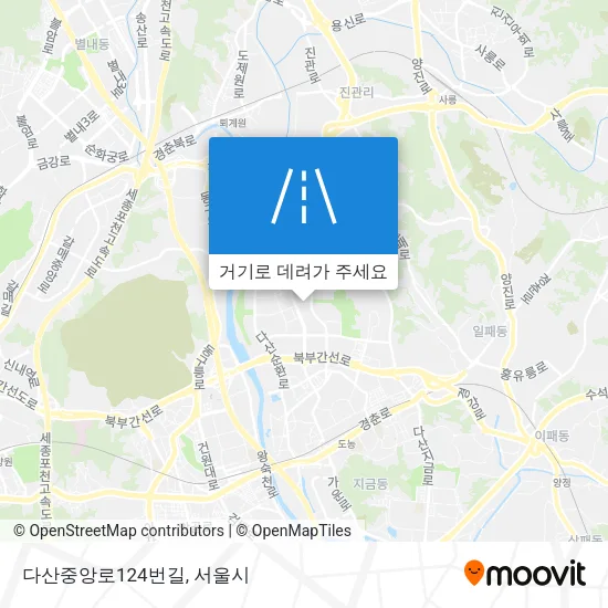 다산중앙로124번길 지도