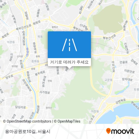용마공원로10길 지도