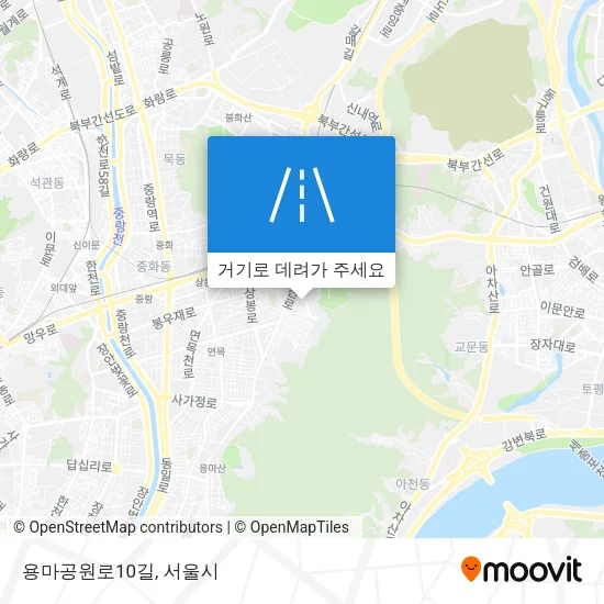 용마공원로10길 지도