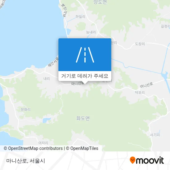 마니산로 지도