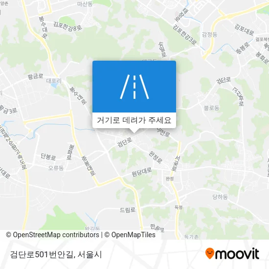 검단로501번안길 지도