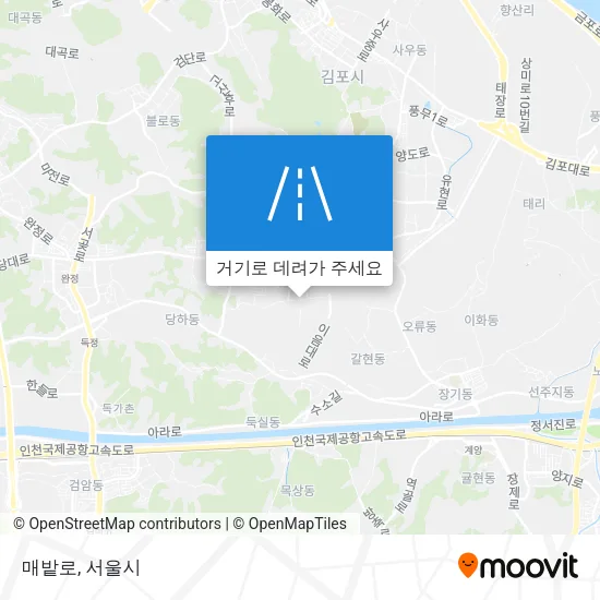 매밭로 지도