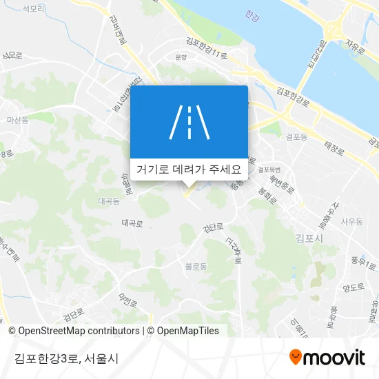 김포한강3로 지도