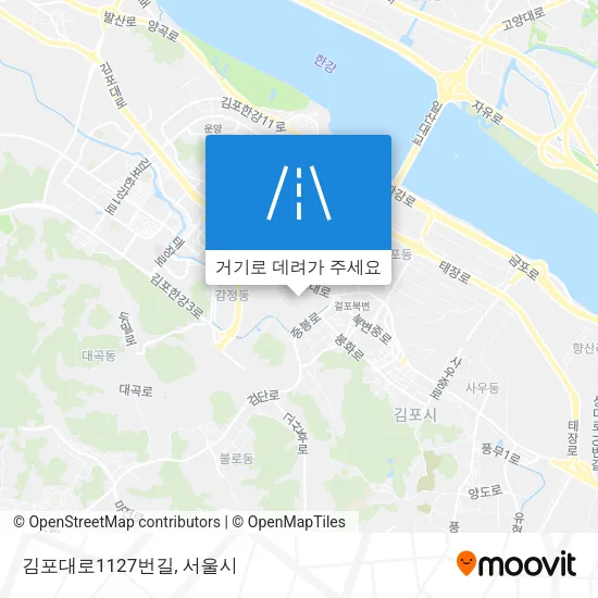 김포대로1127번길 지도