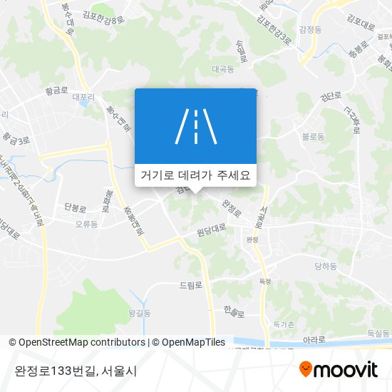 완정로133번길 지도