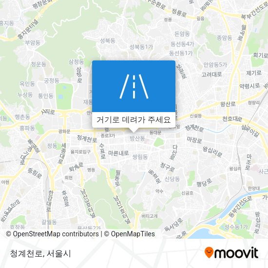 청계천로 지도