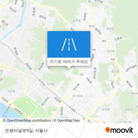은평터널로9길 지도