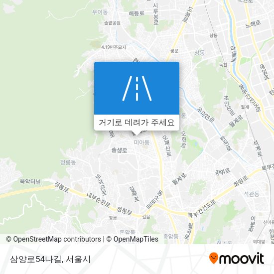 삼양로54나길 지도