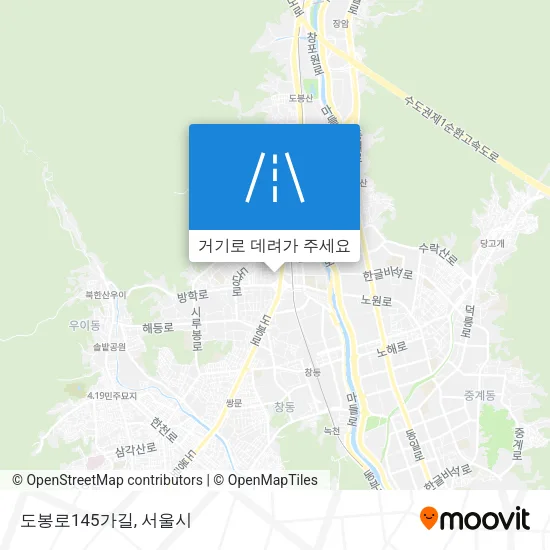 도봉로145가길 지도