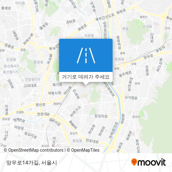 망우로14가길 지도