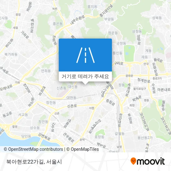 북아현로22가길 지도