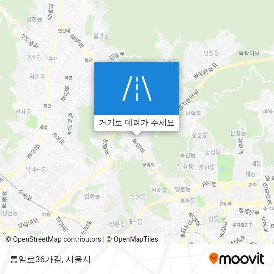 통일로36가길 지도