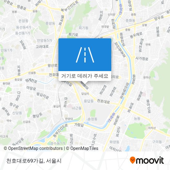 천호대로69가길 지도