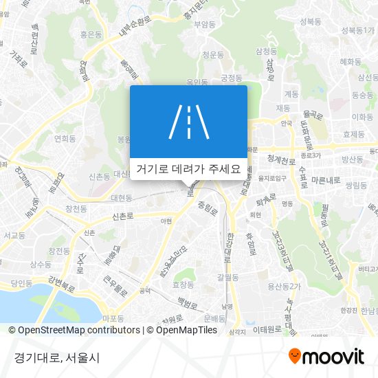 경기대로 지도