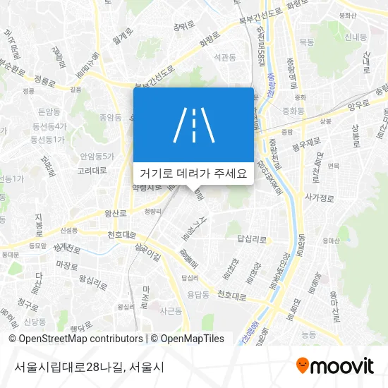 서울시립대로28나길 지도
