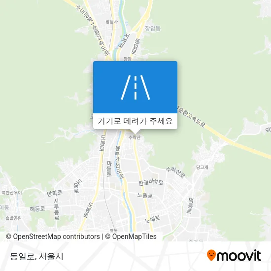 동일로 지도