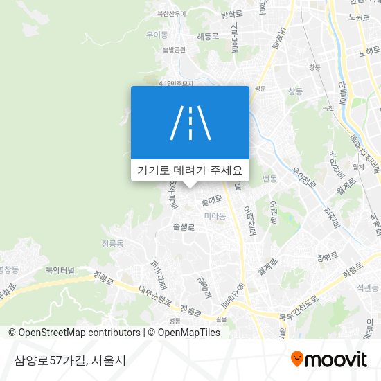 삼양로57가길 지도