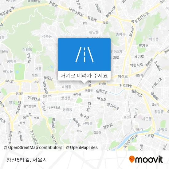 창신5라길 지도