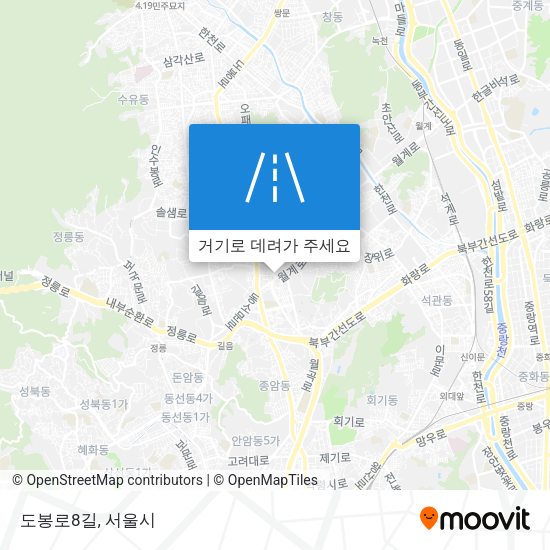 도봉로8길 지도