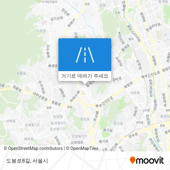 도봉로8길 지도