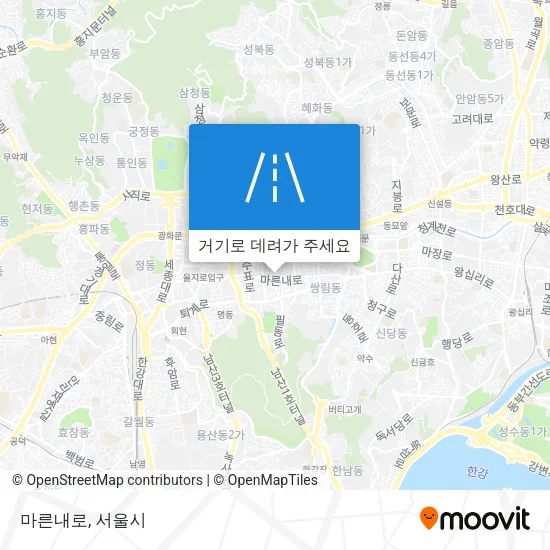 마른내로 지도