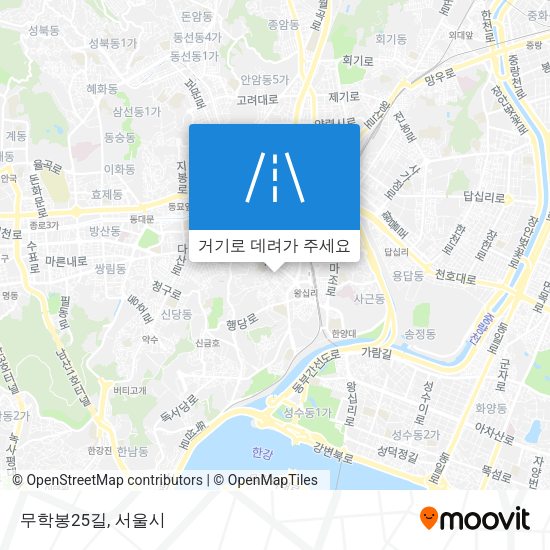 무학봉25길 지도