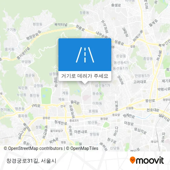 창경궁로31길 지도