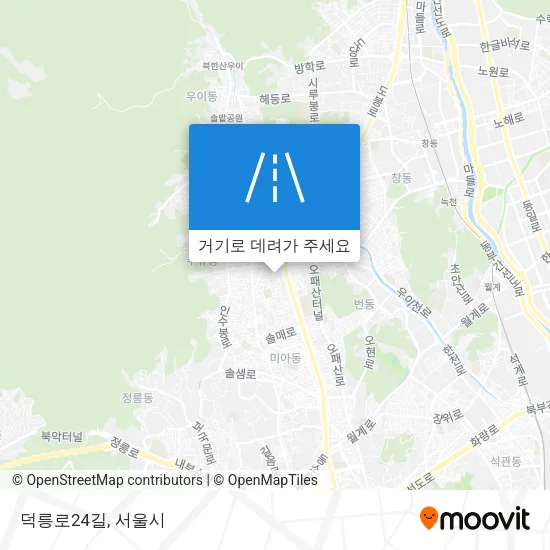덕릉로24길 지도