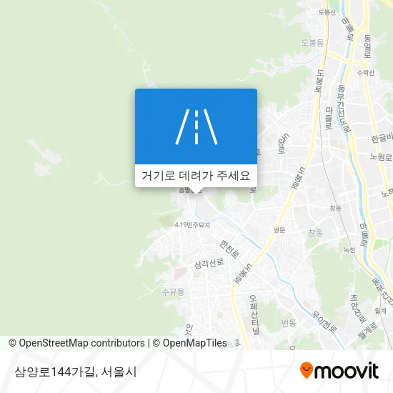 삼양로144가길 지도