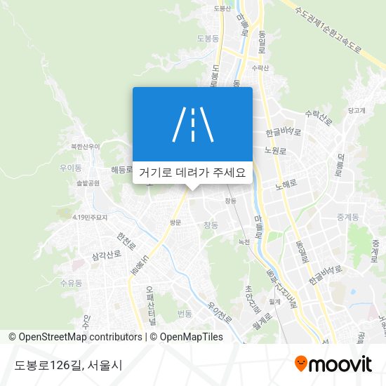 도봉로126길 지도