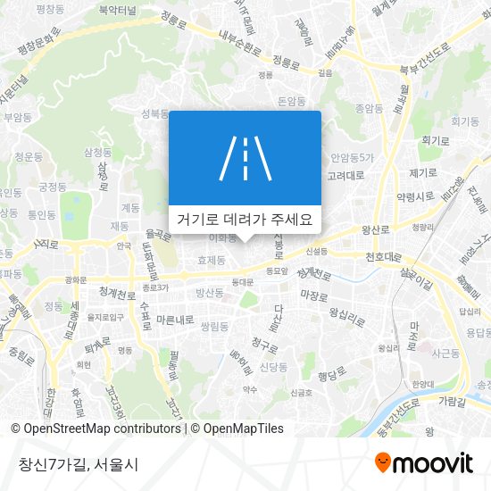 창신7가길 지도
