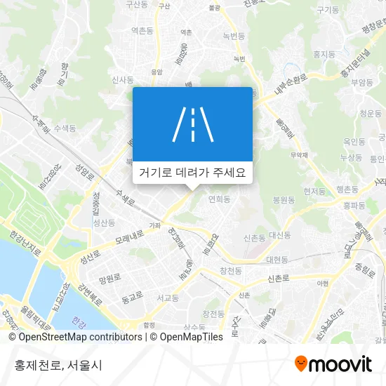 홍제천로 지도