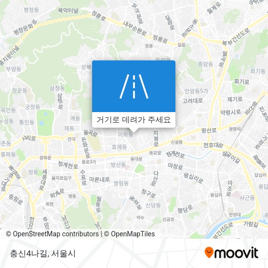 충신4나길 지도