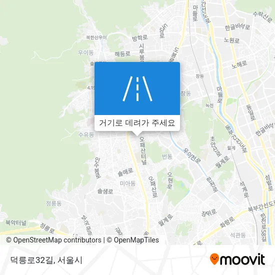 덕릉로32길 지도