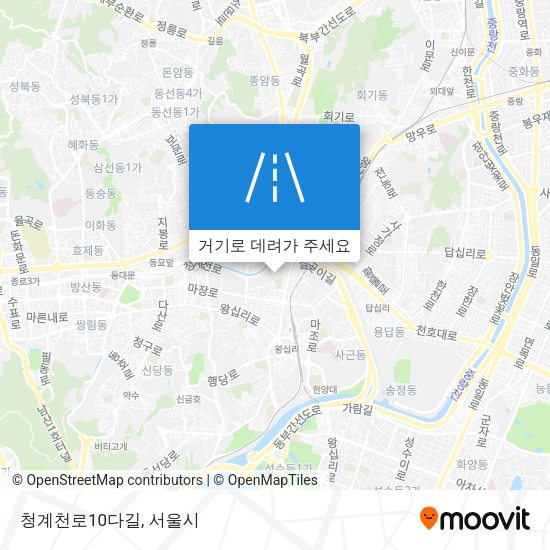 청계천로10다길 지도