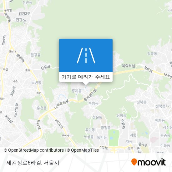 세검정로6라길 지도