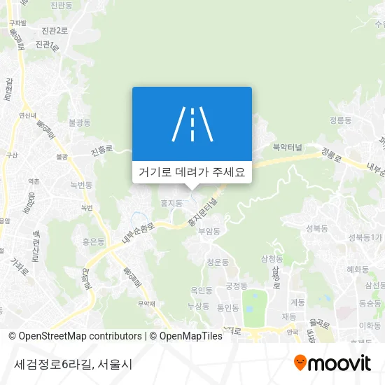 세검정로6라길 지도