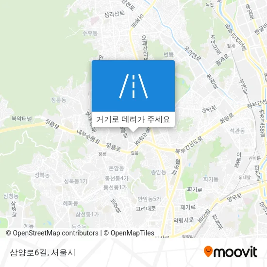 삼양로6길 지도