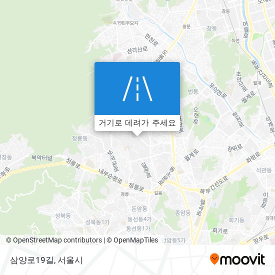 삼양로19길 지도