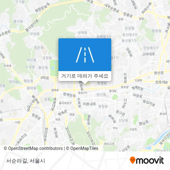 서순라길 지도