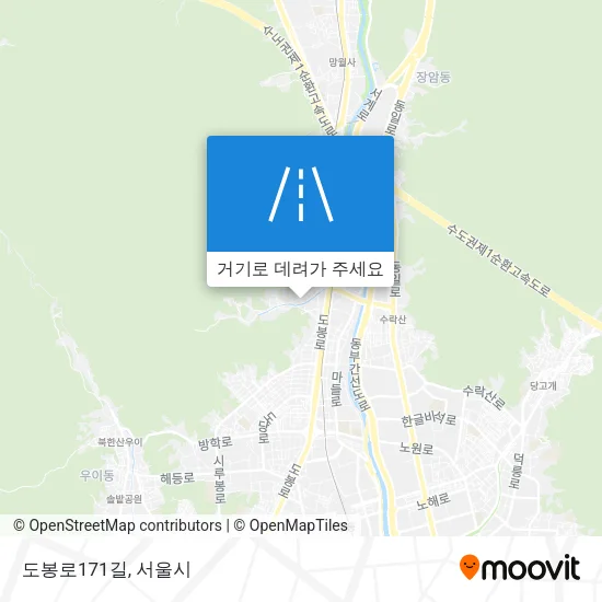 도봉로171길 지도