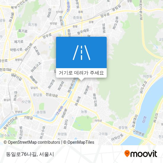 동일로76나길 지도