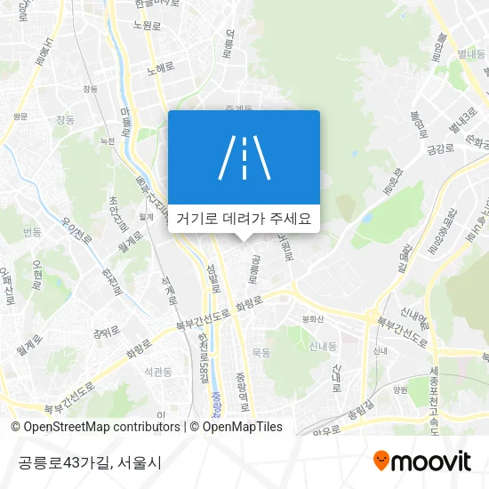 공릉로43가길 지도