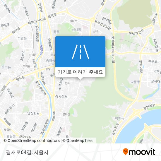 겸재로64길 지도