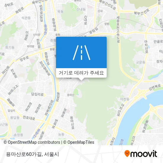 용마산로60가길 지도