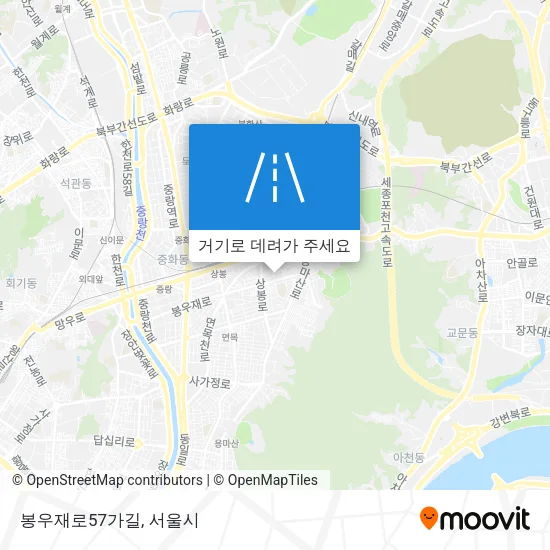 봉우재로57가길 지도