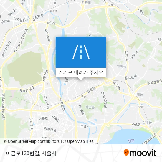 미금로128번길 지도